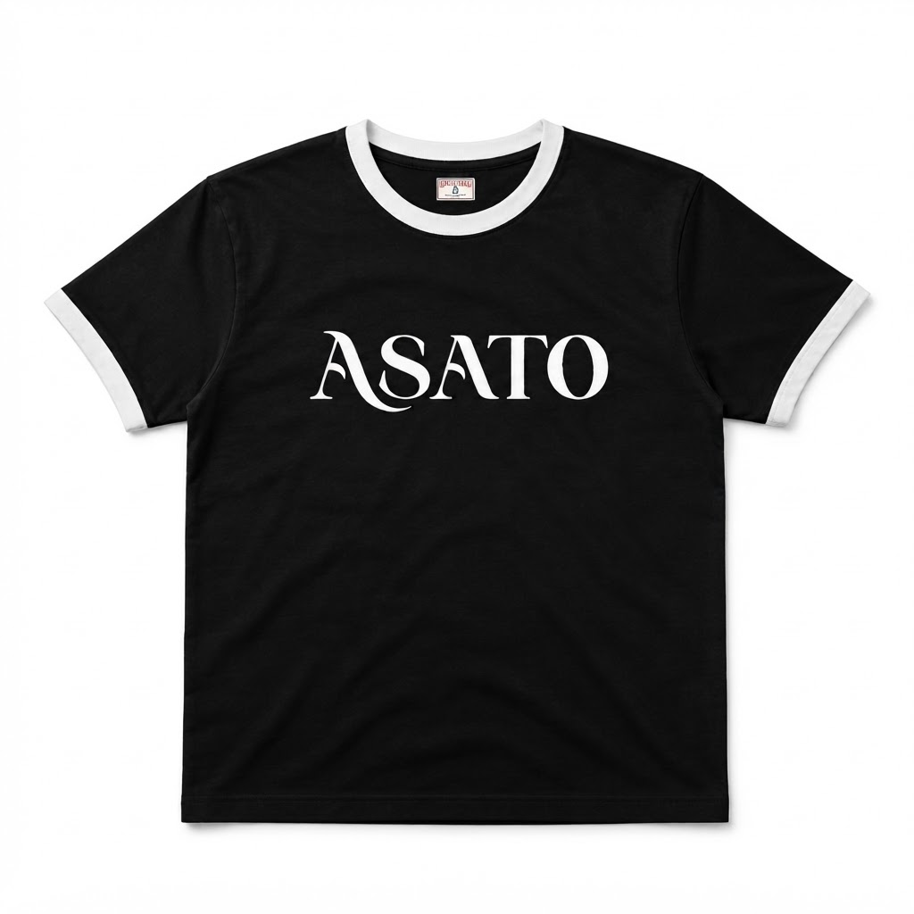 "ASATO" Logo Ringer-Tee