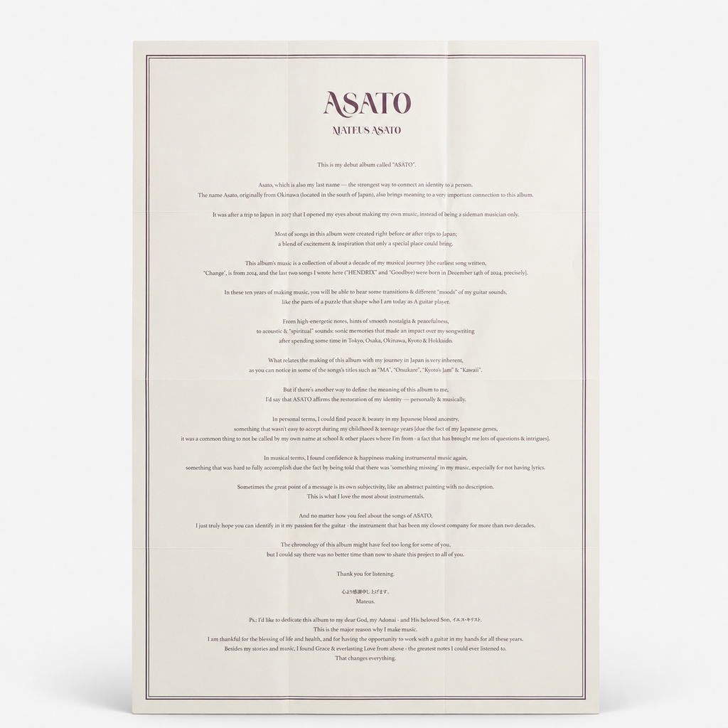 “ASATO" [CD]
